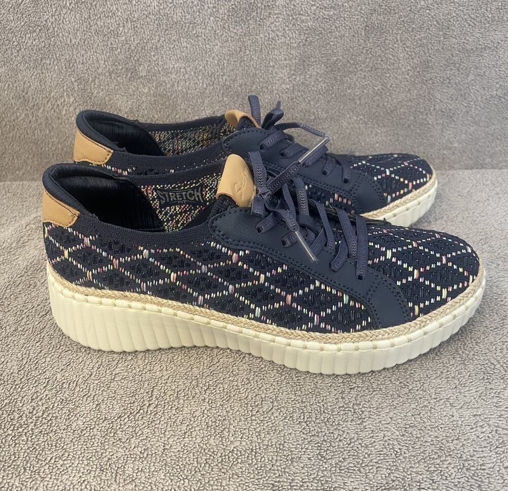 Sketchers Wilshire BLVD Women's Multi Knit Fixed Lace Sneakers Size 9